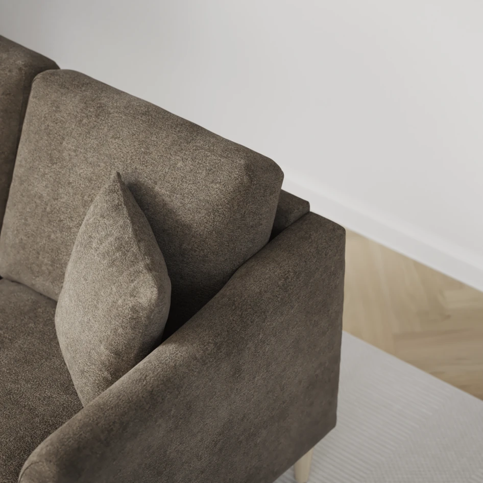 Eden - 2-sits soffa - Brun