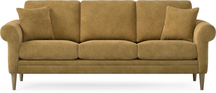 Eden - 3-sits soffa - Gul