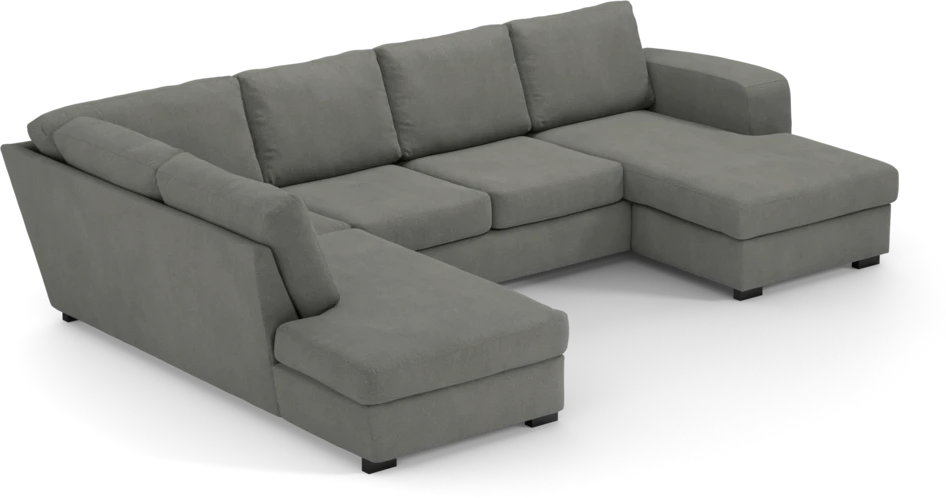 Friday - 3-sits soffa med divan vänster och schäslong höger - Grå