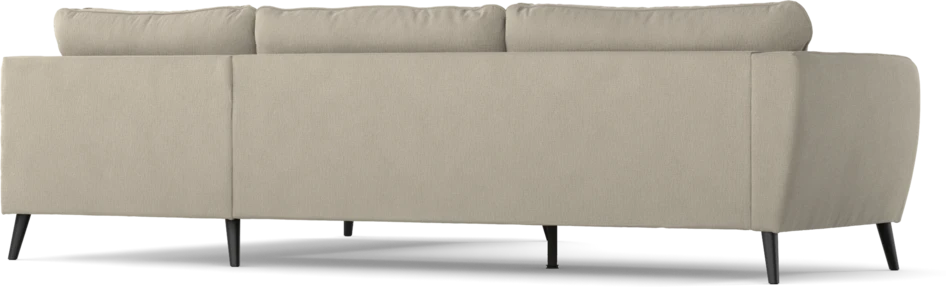 County - 2,5-sits soffa med divan höger - Grå