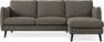 Madison Lux - 2-sits soffa med schäslong höger - Brun