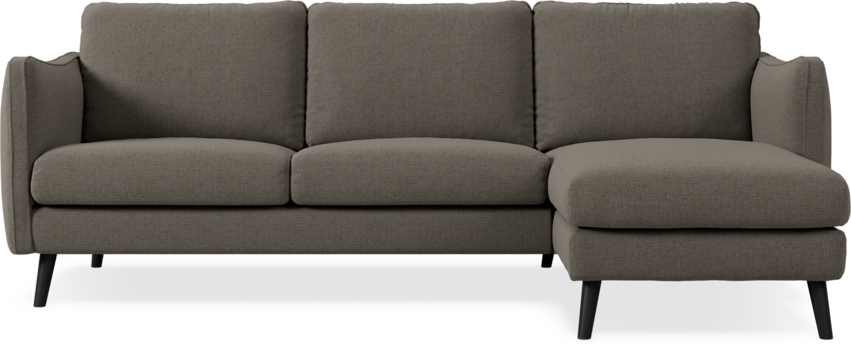 Madison Lux - 2-sits soffa med schäslong höger - Brun
