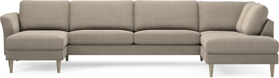 Bridge - 3-sits soffa med schäslong vänster och divan höger - Beige