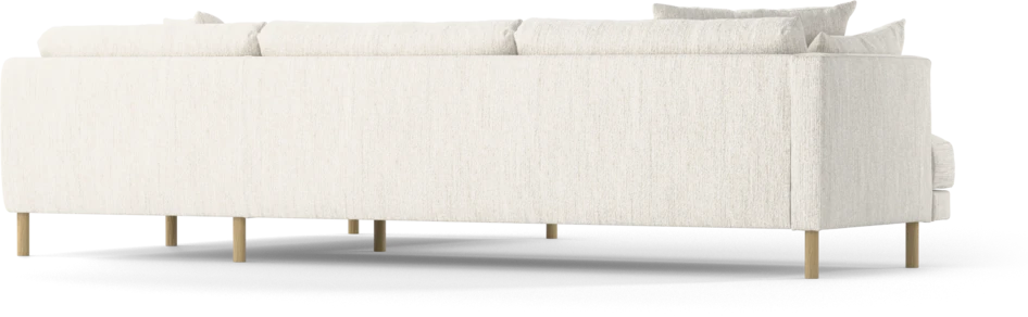 Harper - 3-sits soffa med divan höger - Vit