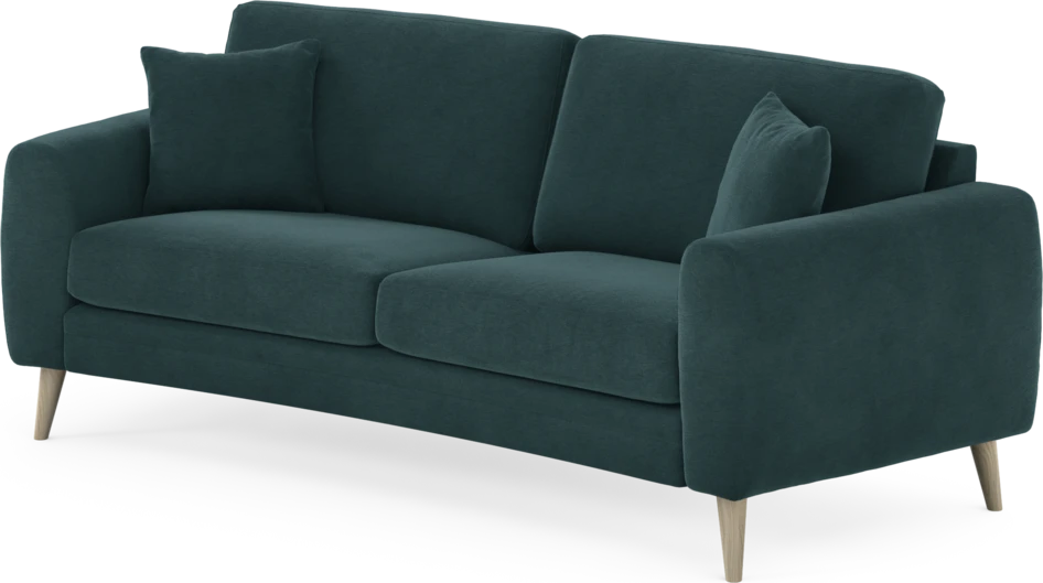 Eden - 2,5-sits soffa svängd - Blå
