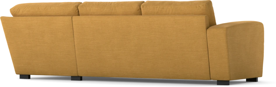 Friday - 2,5-sits soffa med divan höger - Gul