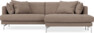 Harper - 4-sits med schäslong XL höger - Brun
