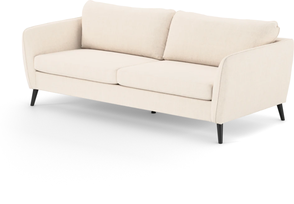 County - 2,5-sits soffa - Vit