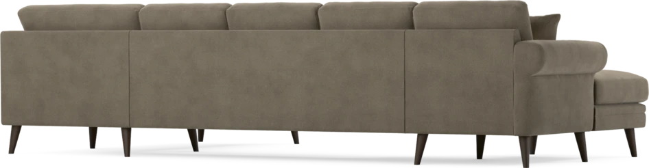 Eden - 3-sits soffa med schäslong vänster och divan höger - Beige