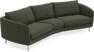 Madison - 3-sits soffa svängd, 90 cm - Grön