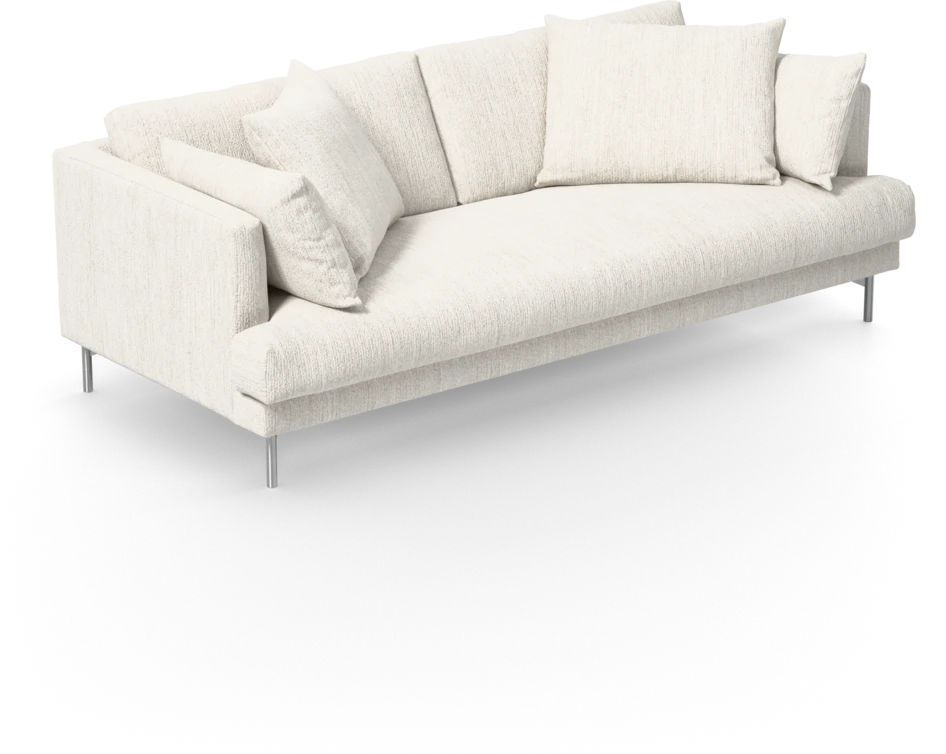 Harper - 3-sits soffa, hel dyna - Vit