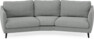 Madison - 3-sits soffa svängd, 90 cm - Grå