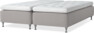 Delux Sense - Ramsäng, dubbelsäng med bäddmadrass - Grå