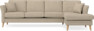 Eden - 3-sits soffa med schäslong - Beige