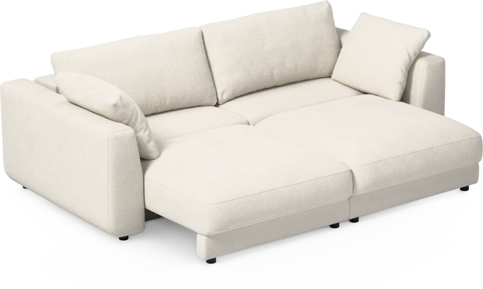 Amie - Bäddsoffa 3-sits - Vit