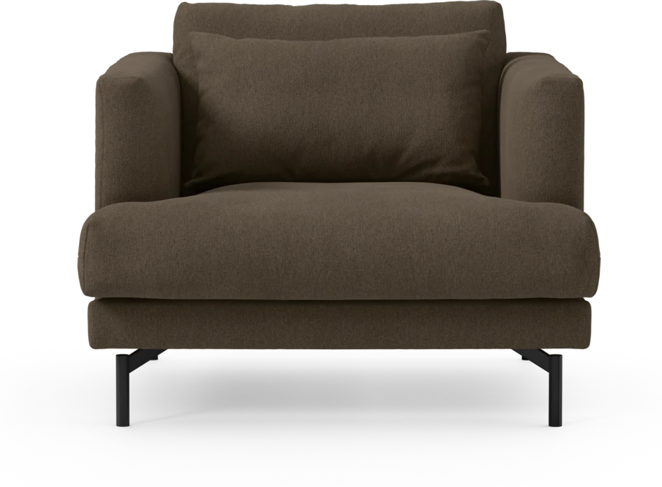 Harper - Fåtölj, 75 cm - Brun