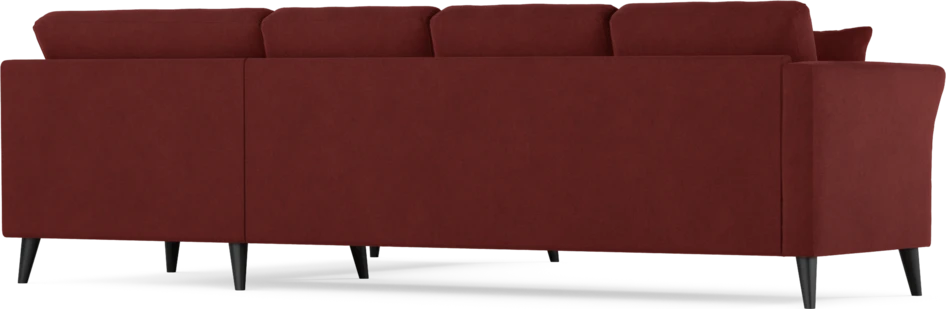 Eden - Hörnsoffa, 3+2-sits - Röd