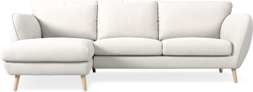 Madison Lux - 2-sits soffa med schäslong vänster - Beige