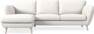 Madison Lux - 2-sits soffa med schäslong vänster - Beige