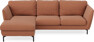 Madison Lux - 2-sits soffa med schäslong vänster - Orange