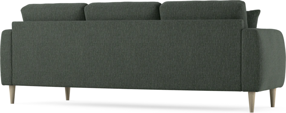 Eden - 3-sits soffa svängd - Grön