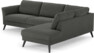 Bridge - 3-sits soffa med divan höger - Grå