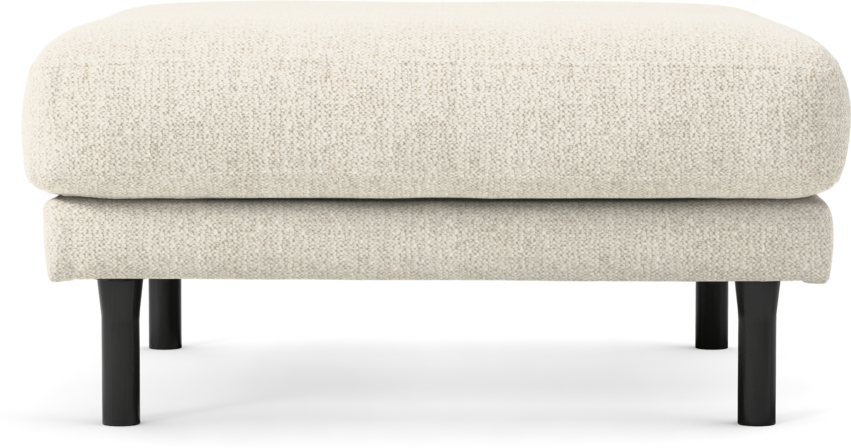 Willow - Fotpall, fast klädsel - Vit