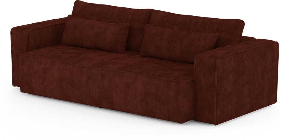 Ide - Bäddsoffa 3-sits - Röd