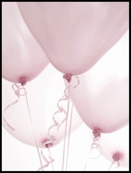 Rosa ballonger - Poster - Rosa