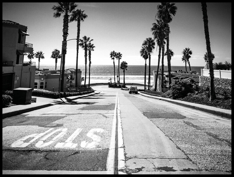 Stop i California - Poster - Svart