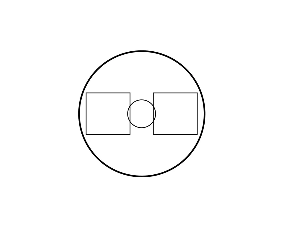 Protect - Överdrag till utemöbler, Ø 180 cm - Grå