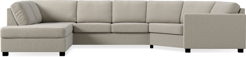Nevada - 2-sits soffa med divan vänster och cosy hörn höger - Beige