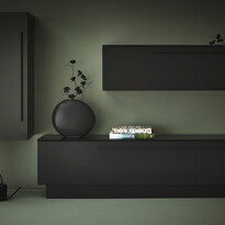 Infinity - Tv-bänk, 210x33x35-45 cm - inspiration