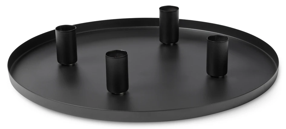 Lotty - Ljusfat, Ø 30 cm - Svart