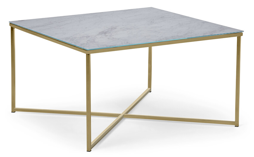 Sabina - Soffbord, L 80 cm - Gul