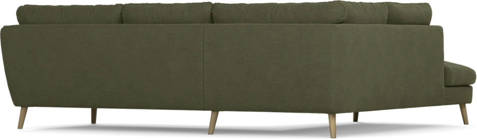 Madison - 2-sits soffa med divan vänster - Grön