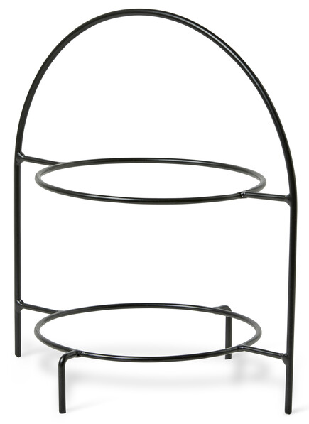 Afficher - Tallriksställ, L 19 cm, B 29 cm, H 31,5 cm - Svart