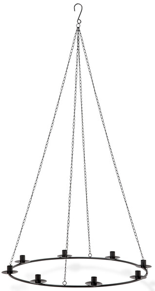 Alma - Ljuskrona, Ø 64 cm, till stearinljus - Svart