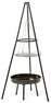 Outdoor - Vildmarksgrill, H 145 cm - Svart