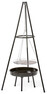 Outdoor - Vildmarksgrill, H 145 cm - Svart