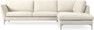 Madison Lux - 3-sits soffa med divan höger - Vit