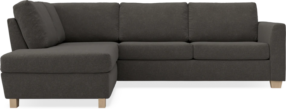 Friday - 2,5-sits soffa med divan vänster - Grå