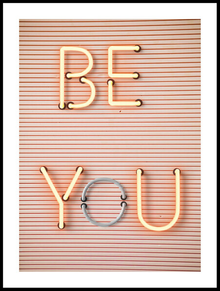Be You  - Poster - Orange