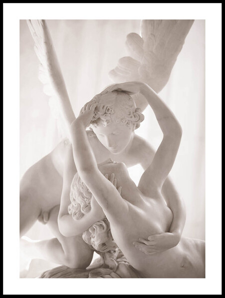 Eros & Psyche  - Poster - Beige