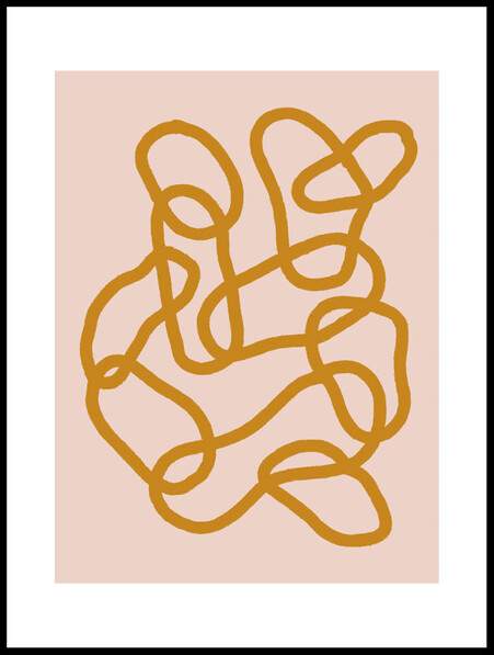 Virrvarr No2  - Poster - Gul