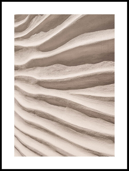 Vågor Av Sand  - Poster - Blå