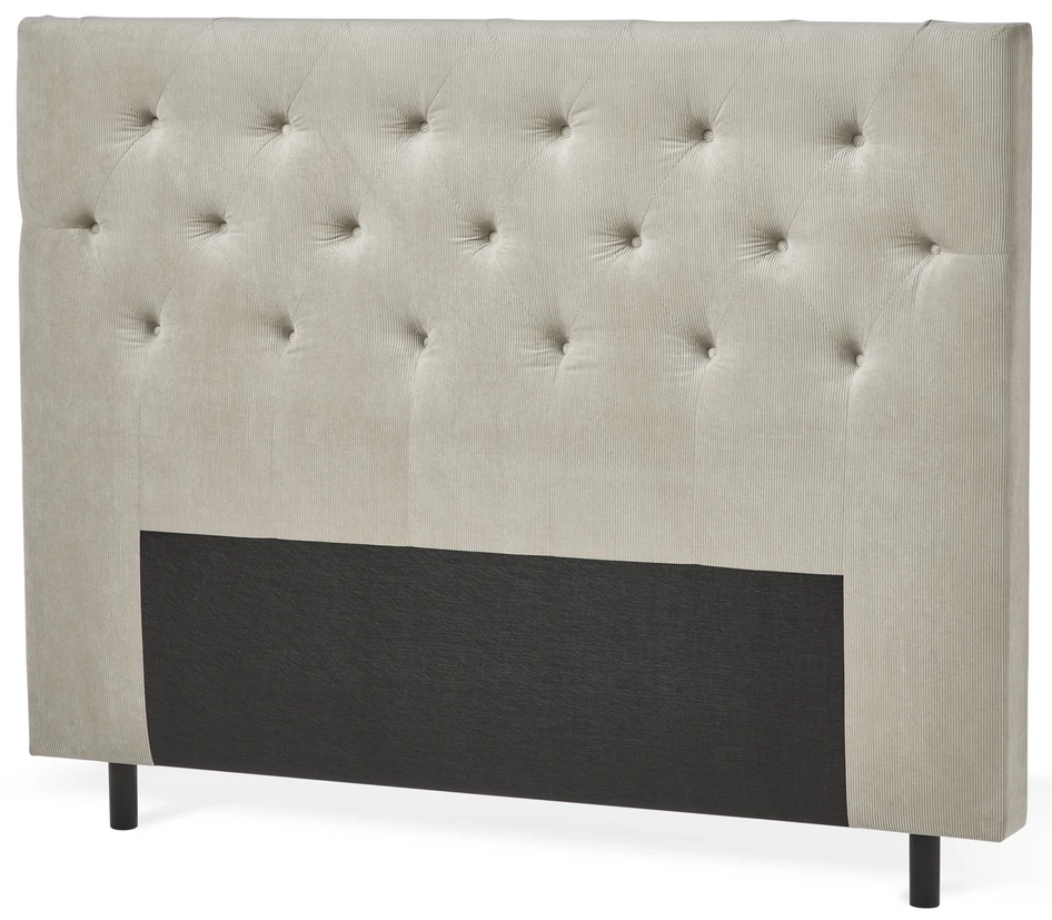 New York pikerad - Sänggavel, 90-210 cm - Beige