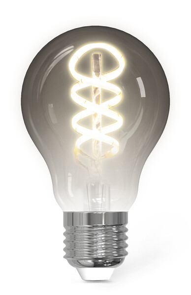 Smarta Hem - Ljuskälla Smart LED, E27, lm 180, dimbar - Grå