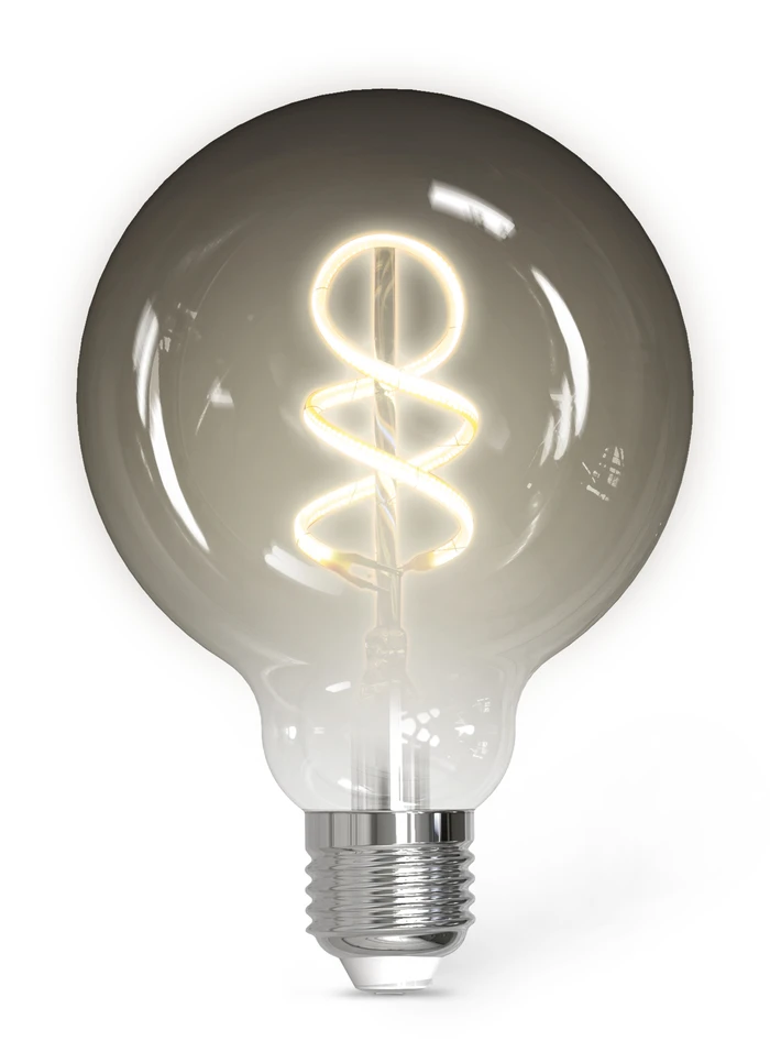 Smarta Hem - Ljuskälla Smart LED, E27, lm 180, dimbar - Grå