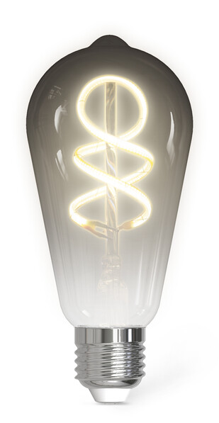 Smarta Hem - Ljuskälla Smart LED, E27, lm 180, dimbar - Grå